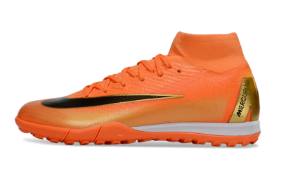 Nike Air Zoom Mercurial Superfly 10 Elite TF Football Shoes - Orange/Bright Blaze/Black Gold