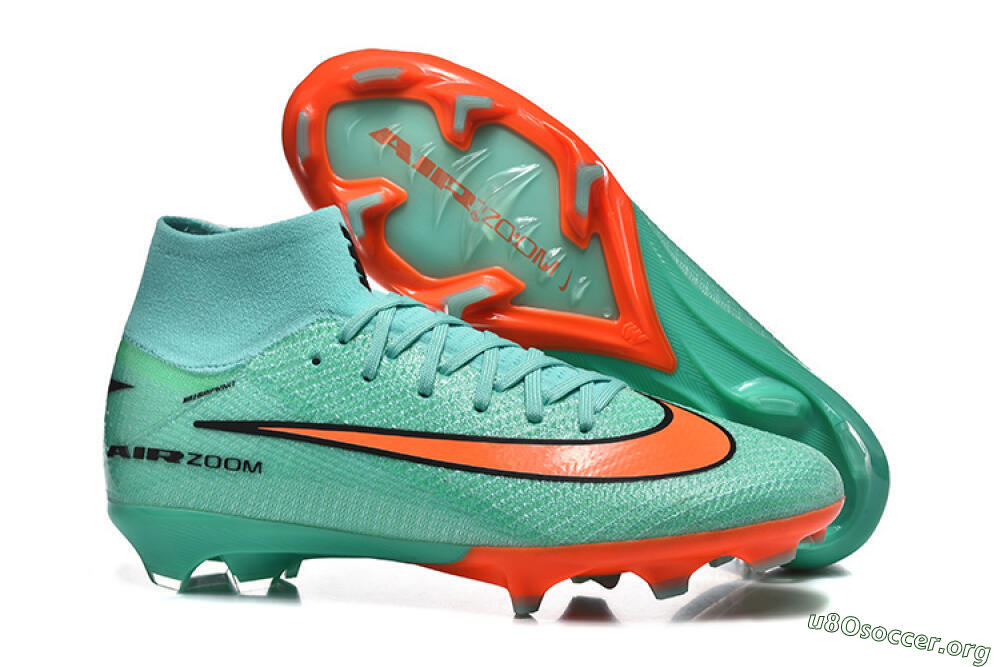 Nike Air Zoom Mercurial Superfly 10 Elite FG Football Boots - Aqua/Coral Burst/Turquoise Splash 2