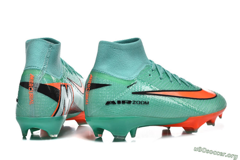 Nike Air Zoom Mercurial Superfly 10 Elite FG Football Boots - Aqua/Coral Burst/Turquoise Splash 5