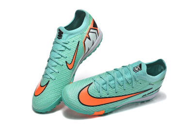 Nike Air Zoom Mercurial Vapor 16 Elite TF Football Shoes - Aqua/Coral Burst/Teal Wave