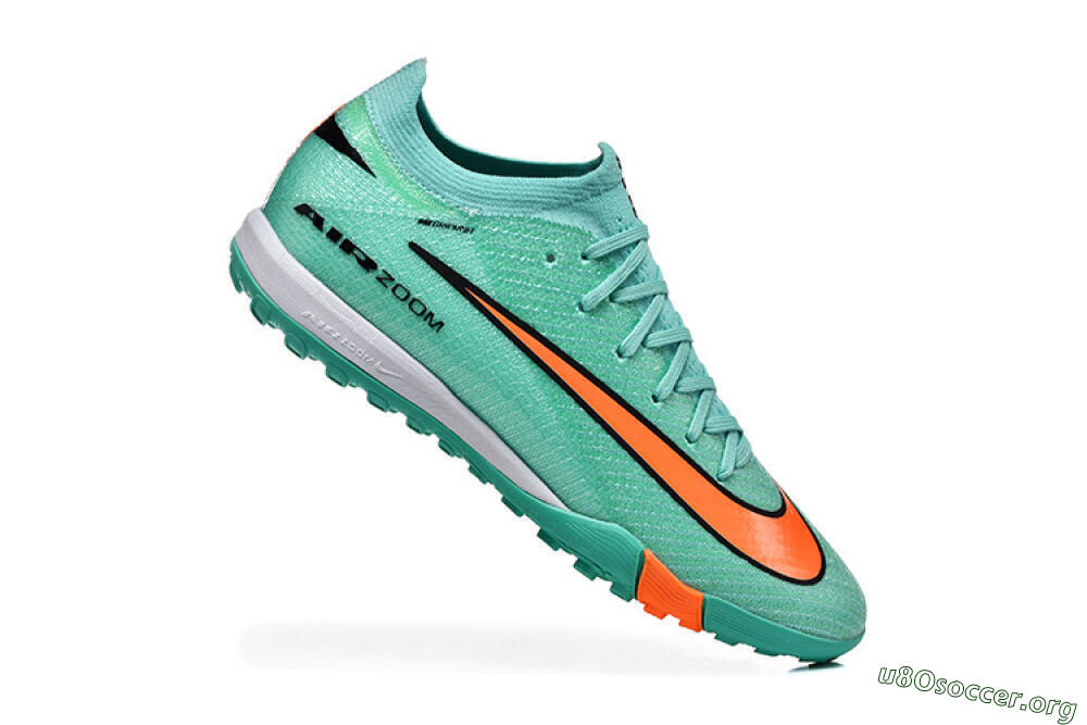 Nike Air Zoom Mercurial Vapor 16 Elite TF Football Shoes - Aqua/Coral Burst/Teal Wave 4