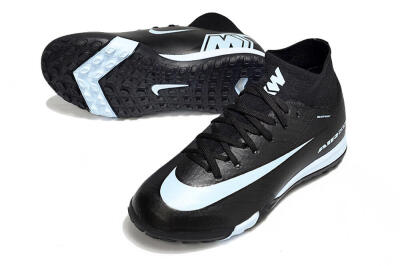 Nike Air Zoom Mercurial Superfly 10 Elite TF Football Shoes - Black/Sky Blue/Black