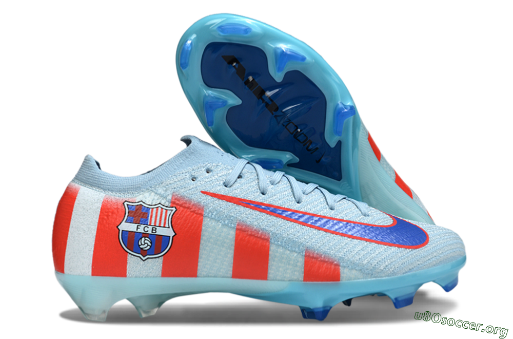 Nike Air Zoom Mercurial Vapor 16 Elite FG Football Boots - Blue/Bright Red/Light Blue 2