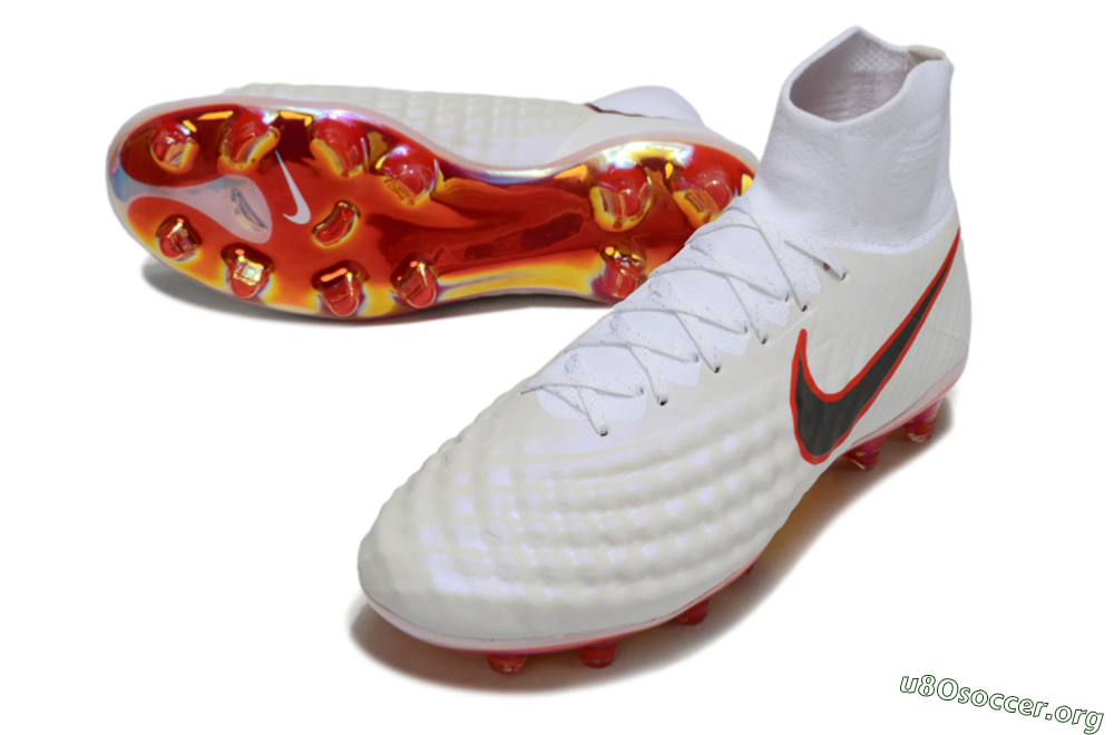 Nike Magista Orden 2 FG Football Boots - White/Fiery Red/Black 4
