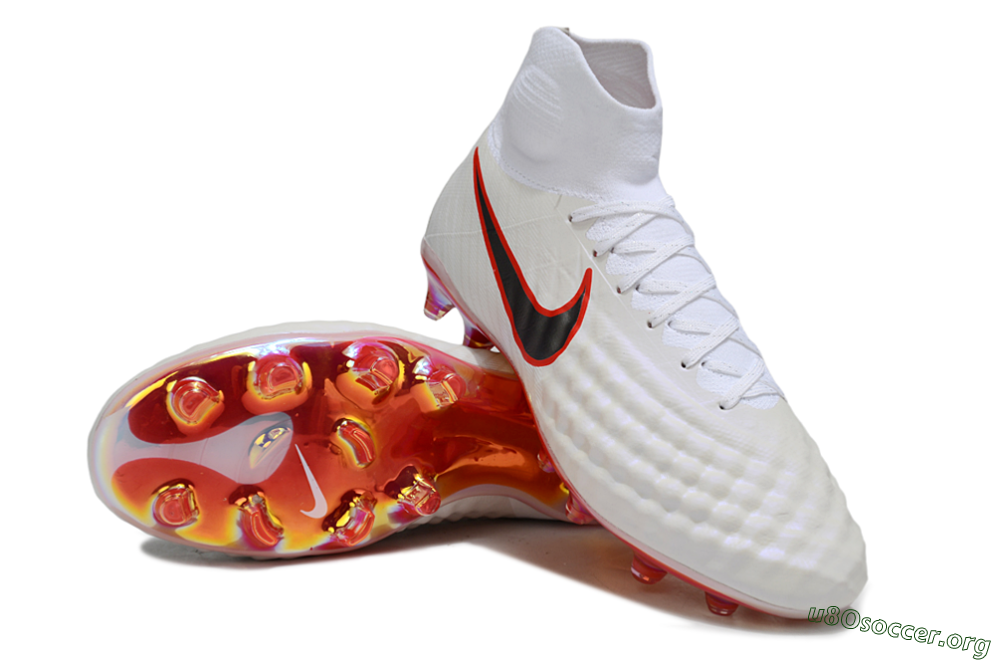 Nike Magista Orden 2 FG Football Boots - White/Fiery Red/Black 0