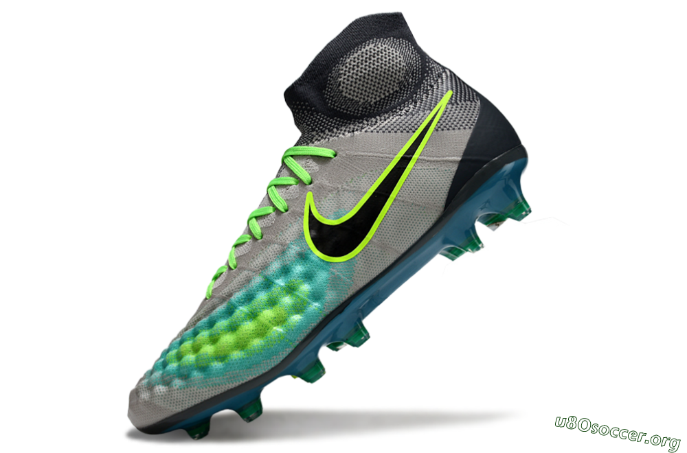 Nike Magista Orden 2 FG Football Boots - Gray/Neon Green/Black 6