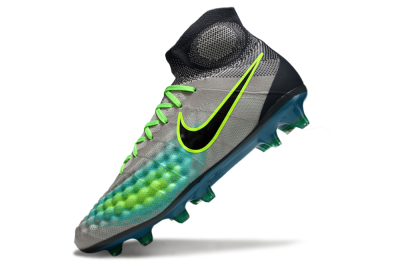 Nike Magista Orden 2 FG Football Boots - Gray/Neon Green/Black