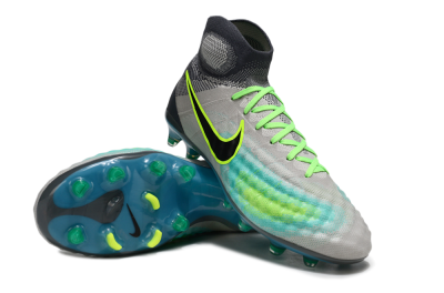 Nike Magista Orden 2 FG Football Boots - Gray/Neon Green/Black