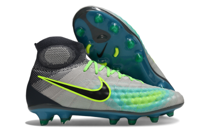 Nike Magista Orden 2 FG Football Boots - Gray/Neon Green/Black