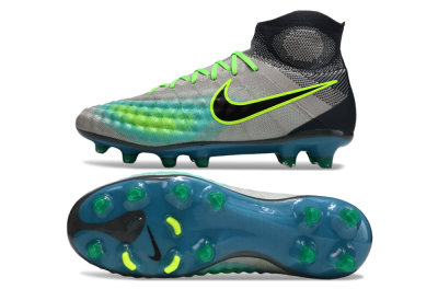 Nike Magista Orden 2 FG Football Boots - Gray/Neon Green/Black
