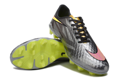 Nike Hypervenom Phantom FG Football Boots - Gray/Neon Yellow/Metallic Silver