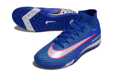 Nike Air Zoom Mercurial Superfly 10 Elite TF Football Shoes - Blue/Electric Blue/Neon Pink