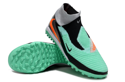 Nike Phantom 6 High Elite TF Football Shoes - Green/Aqua Mint/Neon Orange
