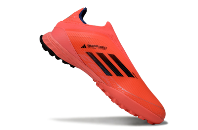Adidas F50 Elite Laceless TF Football Shoes - Coral/Bright Coral/Black
