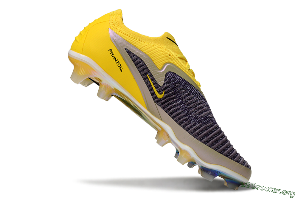 Nike Phantom 6 Low Elite FG Football Boots - Yellow/Ample Gold/Graphite Gray 4