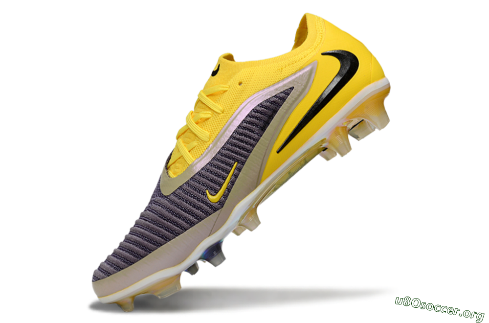 Nike Phantom 6 Low Elite FG Football Boots - Yellow/Ample Gold/Graphite Gray 5
