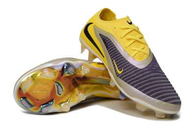 Nike Phantom 6 Low Elite FG Football Boots - Yellow/Ample Gold/Graphite Gray
