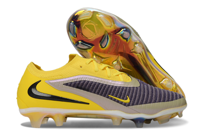 Nike Phantom 6 Low Elite FG Football Boots - Yellow/Ample Gold/Graphite Gray
