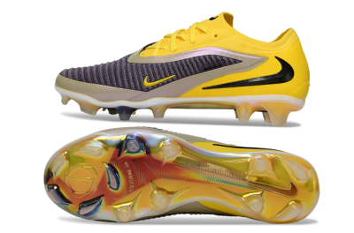 Nike Phantom 6 Low Elite FG Football Boots - Yellow/Ample Gold/Graphite Gray