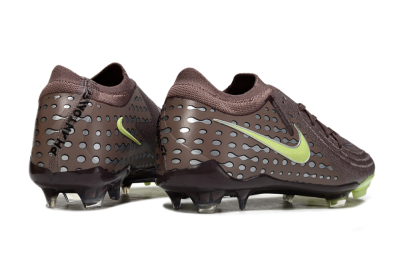 Nike Phantom GX 2 Elite FG Football Boots - Brown/Lime Green/Charcoal Gray