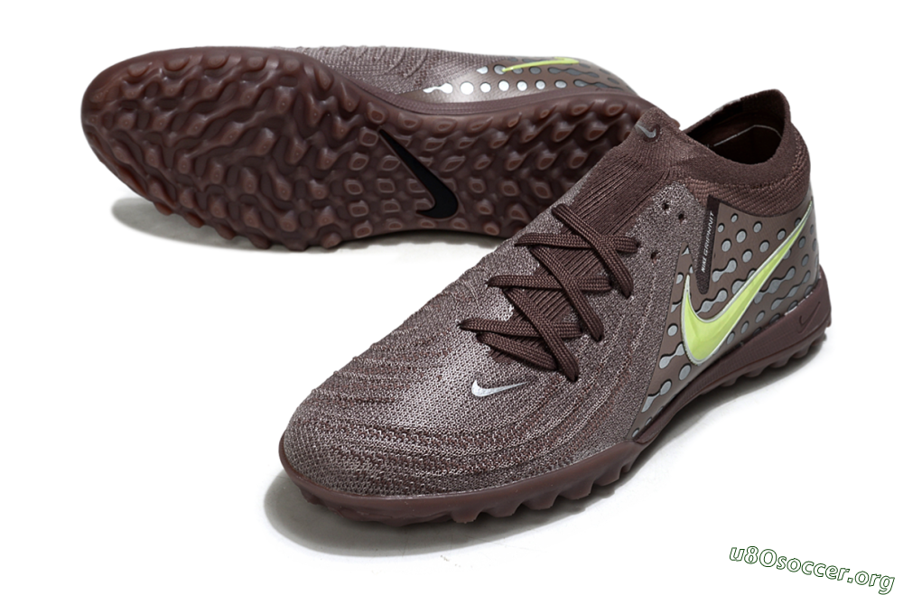 Nike Phantom GX 2 Elite TF Football Shoes - Brown/Olive Green/Gray 0