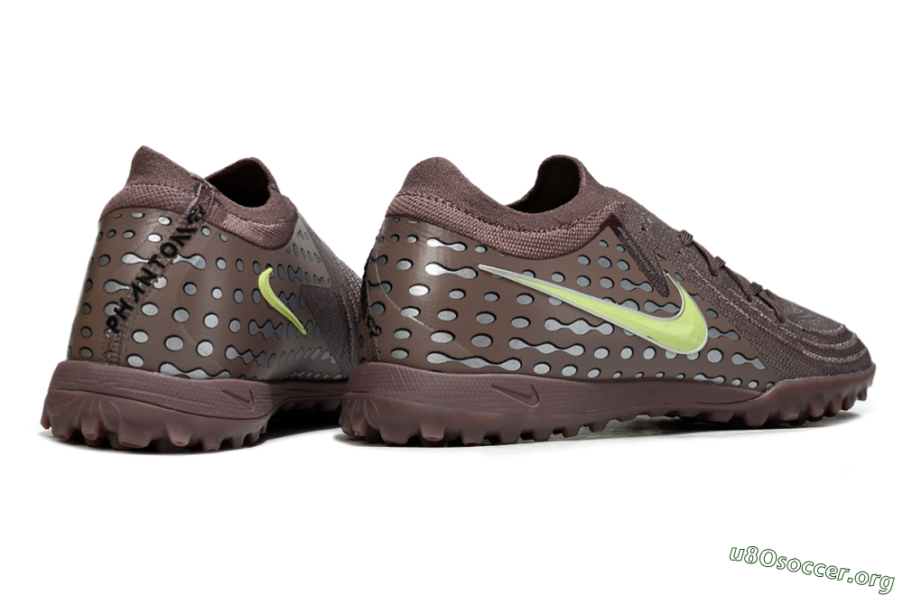 Nike Phantom GX 2 Elite TF Football Shoes - Brown/Olive Green/Gray 6