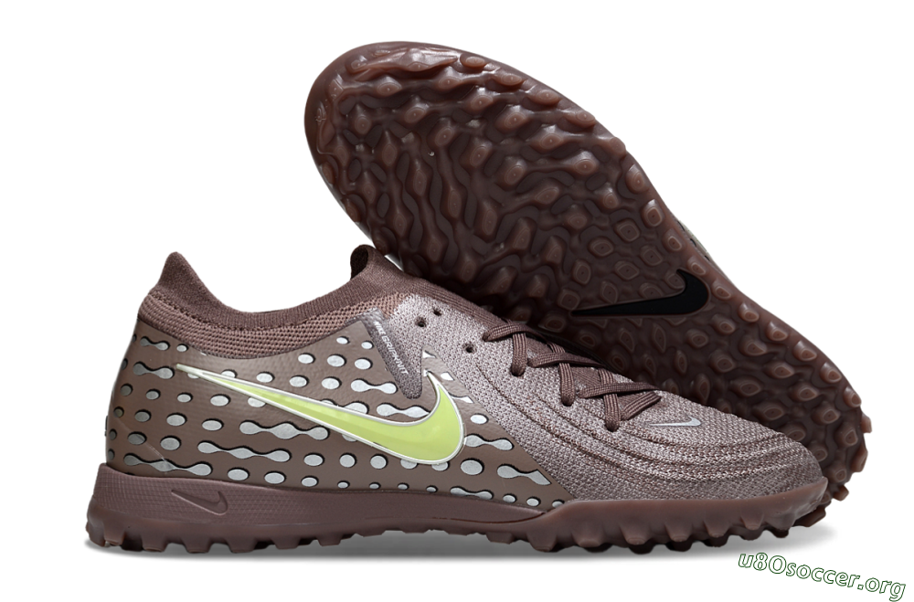 Nike Phantom GX 2 Elite TF Football Shoes - Brown/Olive Green/Gray 2