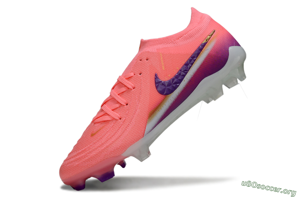 Nike Phantom GX 2 Elite FG Football Boots - Pink/Vibrant Pink/Deep Violet 5