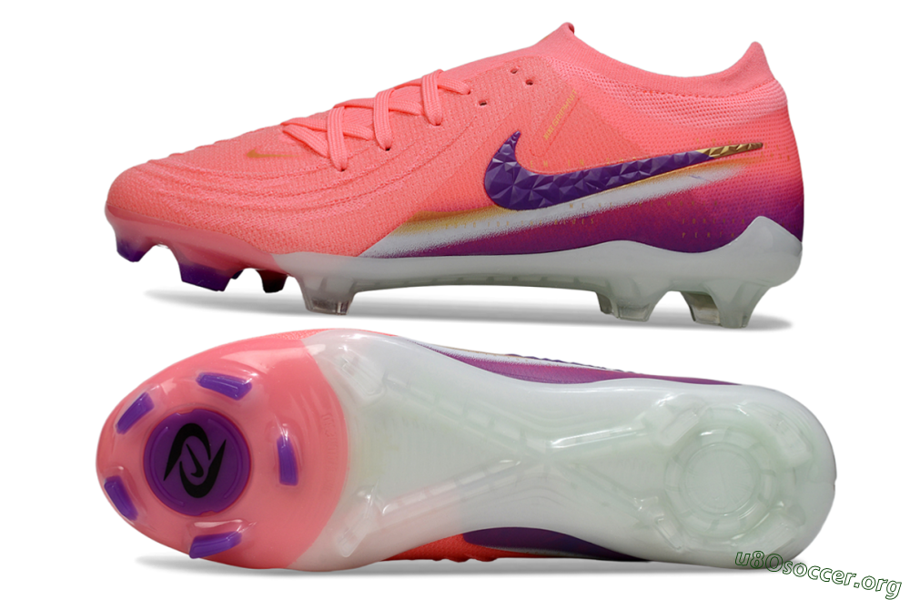 Nike Phantom GX 2 Elite FG Football Boots - Pink/Vibrant Pink/Deep Violet 1