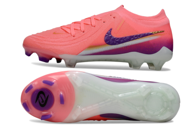 Nike Phantom GX 2 Elite FG Football Boots - Pink/Vibrant Pink/Deep Violet