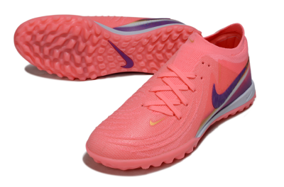 Nike Phantom GX 2 Elite TF Football Shoes - Pink/Vivid Coral/Deep Purple