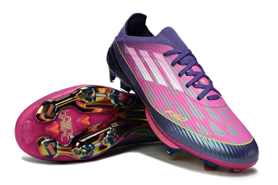 Adidas F50 Elite Lightstrike Pro FG Football Boots - Pink/Neon Yellow/Deep Purple
