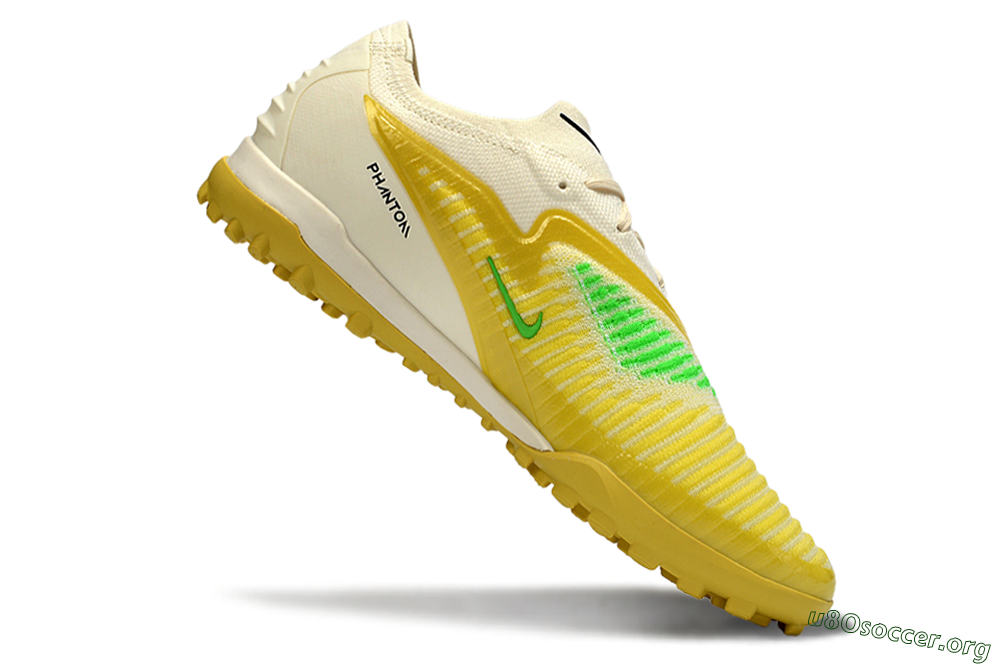 Nike Phantom 6 Low Elite TF Football Shoes - Yellow/Bright Lemon/Lime Green 4