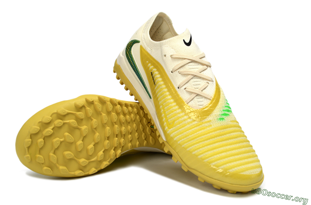 Nike Phantom 6 Low Elite TF Football Shoes - Yellow/Bright Lemon/Lime Green 0