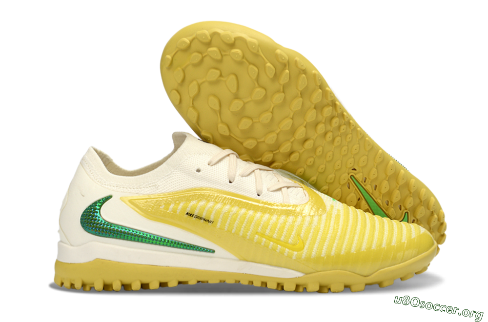 Nike Phantom 6 Low Elite TF Football Shoes - Yellow/Bright Lemon/Lime Green 2