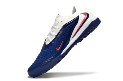 Nike Phantom 6 Low Elite TF Football Shoes - Blue/Electric Orange/White