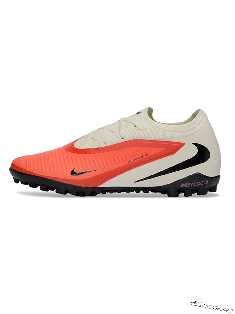 Nike Phantom 6 Low Elite TF Football Shoes - Coral/Coral Twist/Ivory Cream 3