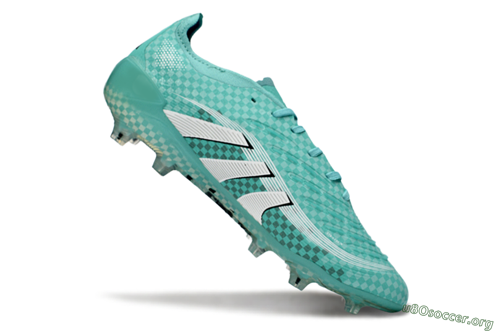 Adidas Predator 25 Elite FG Football Boots - Aqua/Mint Green/White 4