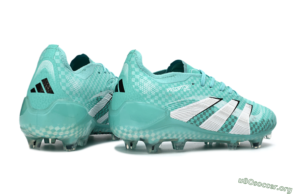 Adidas Predator 25 Elite FG Football Boots - Aqua/Mint Green/White 6