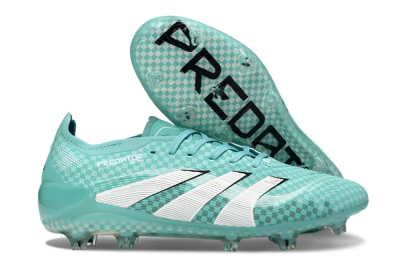 Adidas Predator 25 Elite FG Football Boots - Aqua/Mint Green/White