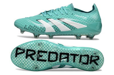 Adidas Predator 25 Elite FG Football Boots - Aqua/Mint Green/White
