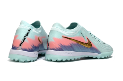 Nike Phantom GX 2 Elite TF Football Shoes - Aqua/Peach Burst/Deep Blue