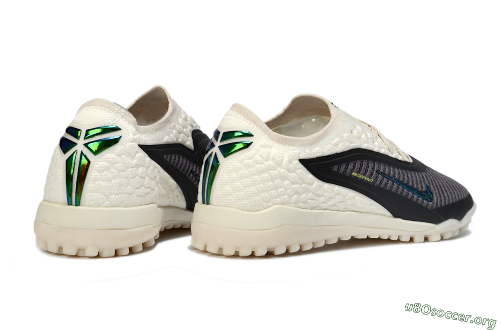 Nike Phantom 6 Low Elite TF Football Shoes - Black/Electric Green/Neutral Beige 6