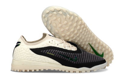 Nike Phantom 6 Low Elite TF Football Shoes - Black/Electric Green/Neutral Beige