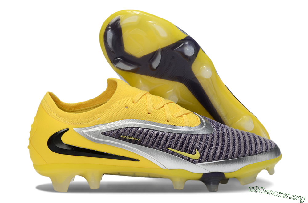 Nike Phantom 6 Low Elite FG Football Boots - Yellow/Electric Yellow/Dark Gray 2