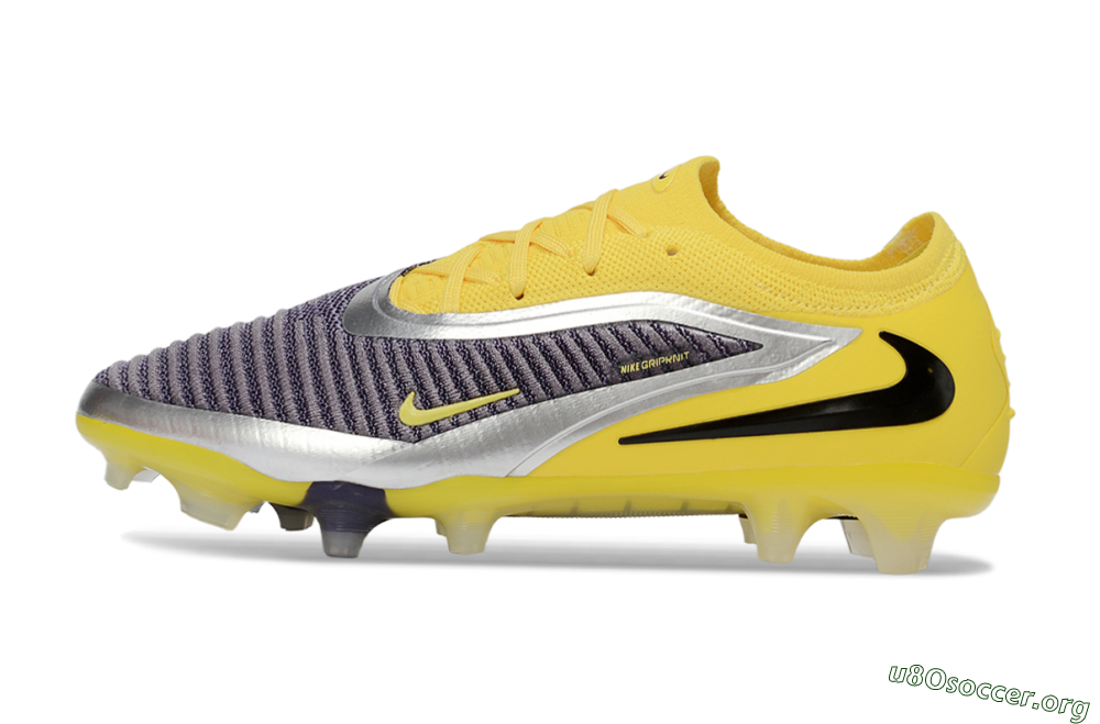 Nike Phantom 6 Low Elite FG Football Boots - Yellow/Electric Yellow/Dark Gray 3