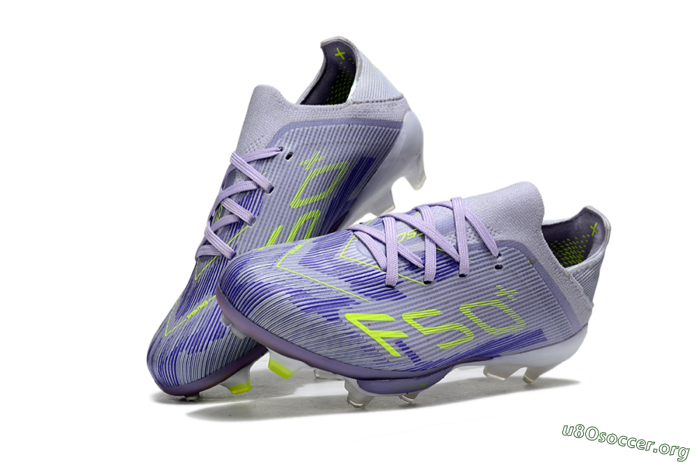 Adidas F50 Elite Lightstrike Pro FG Football Boots - Purple/Electric Yellow/Violet Gradient 3