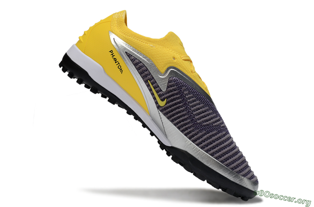 Nike Phantom 6 Low Elite TF Football Shoes - Yellow/Sunshine Yellow/Graphite Gray 4