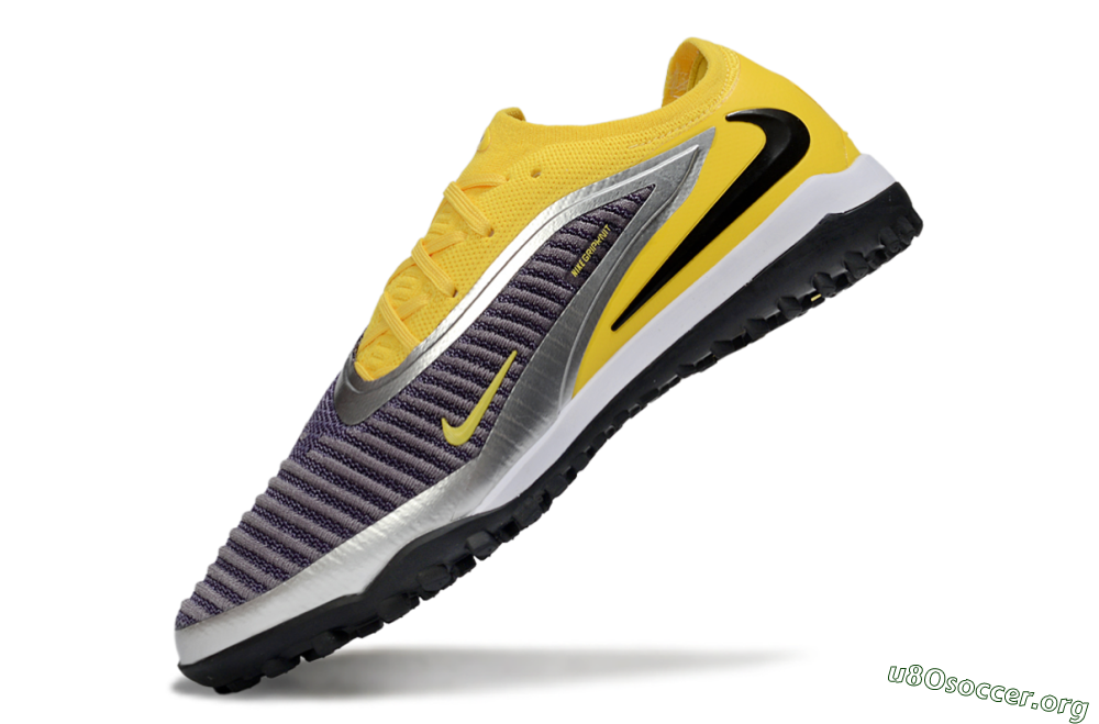 Nike Phantom 6 Low Elite TF Football Shoes - Yellow/Sunshine Yellow/Graphite Gray 5