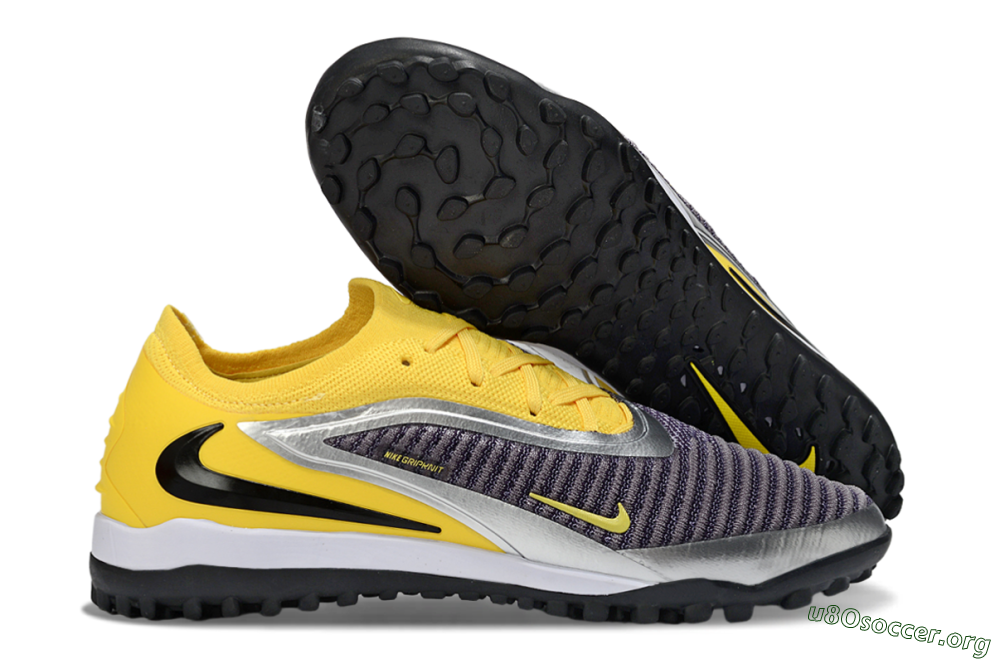 Nike Phantom 6 Low Elite TF Football Shoes - Yellow/Sunshine Yellow/Graphite Gray 2